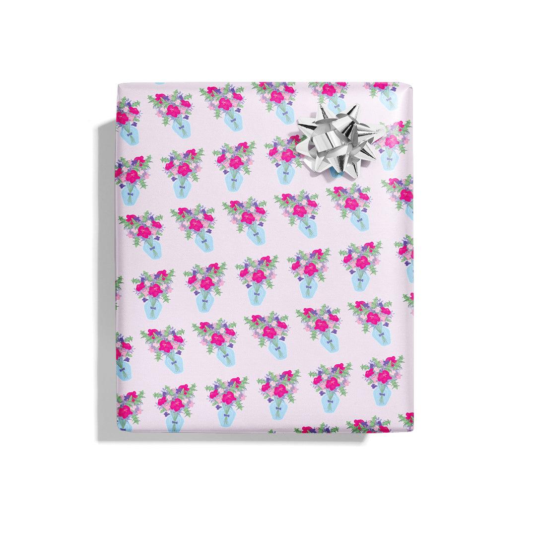 The Best Gifts for Stoners • 💐 Cannabis Flowers Wrapping Paper
