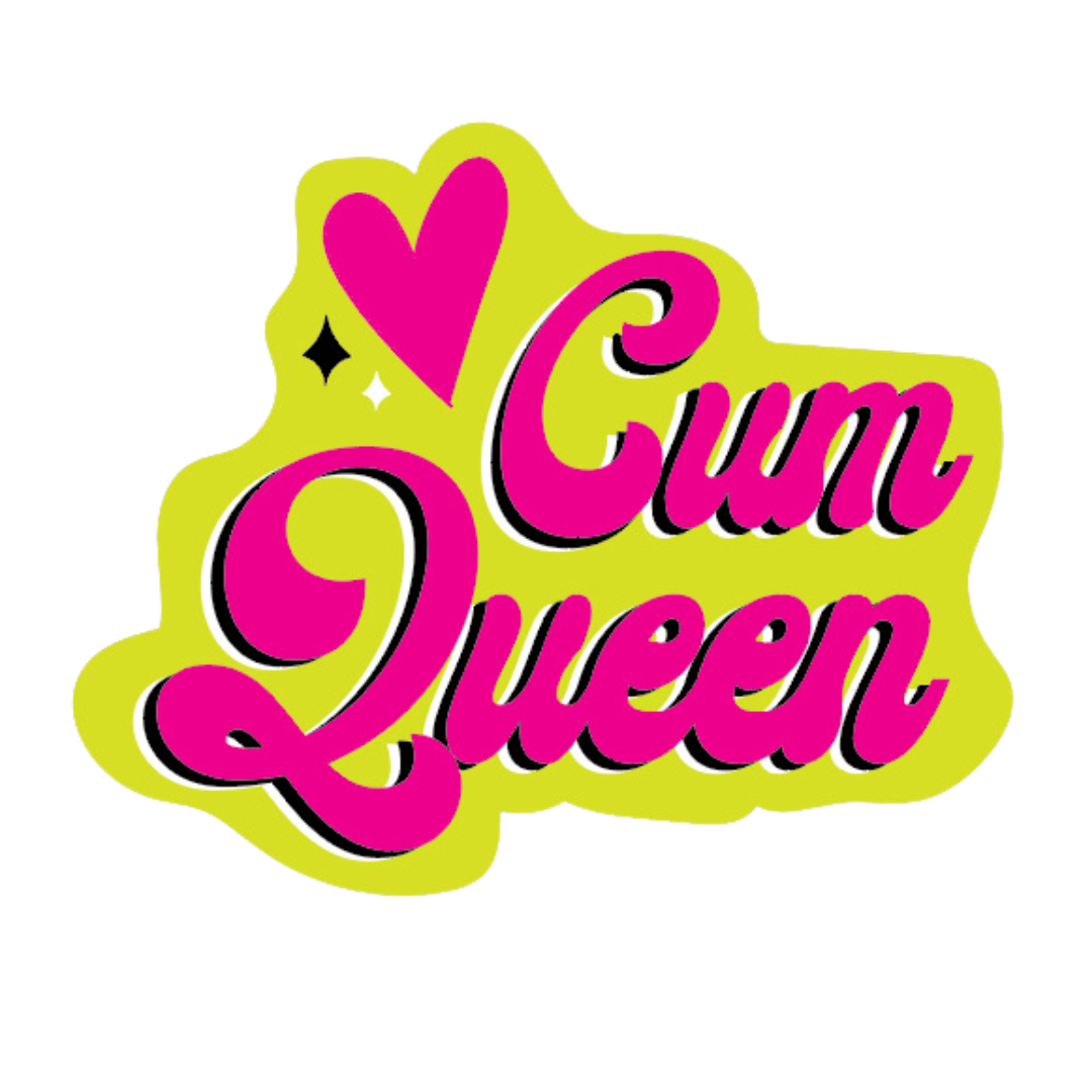 Cum Queen Naughty Sticker Kushkards