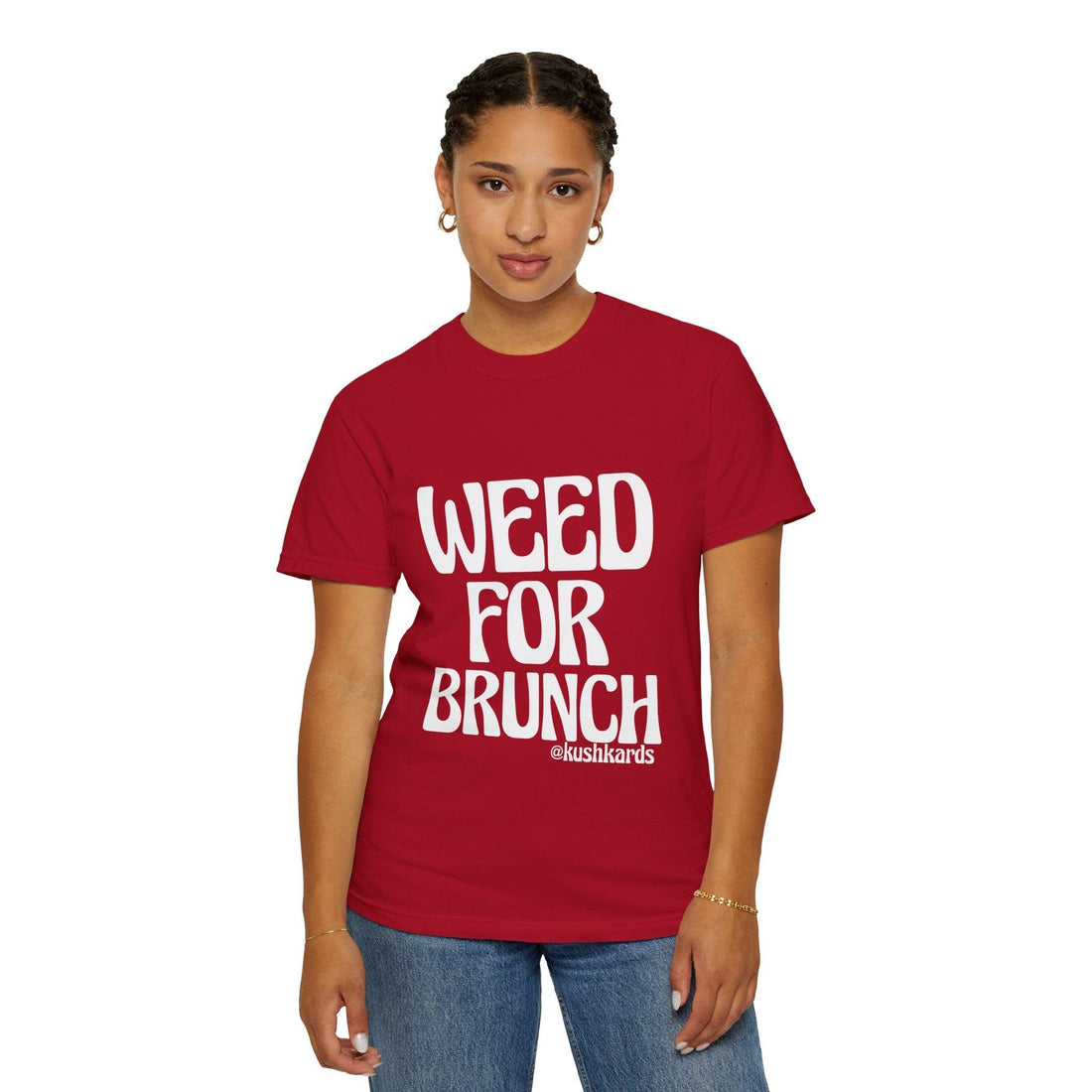 Weed For Brunch Unisex Garment-Dyed T-shirt