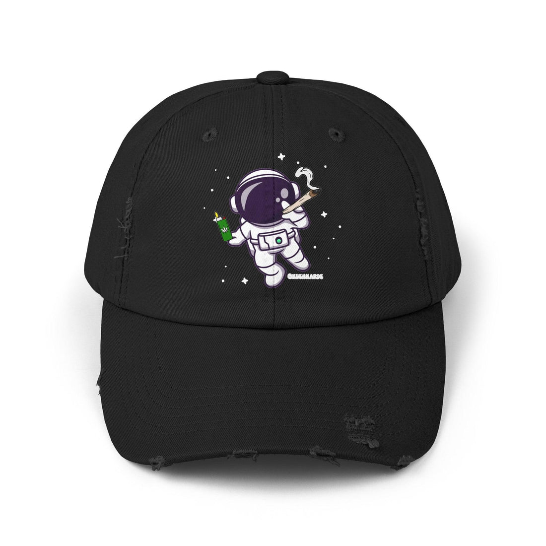 Space Blaze Distressed Dad Hat