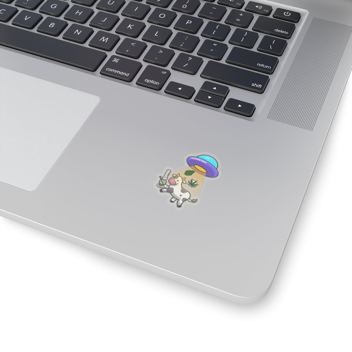 Space Cow UFO Sticker