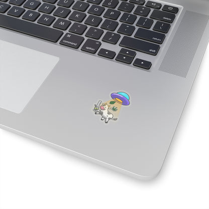 Space Cow UFO Sticker