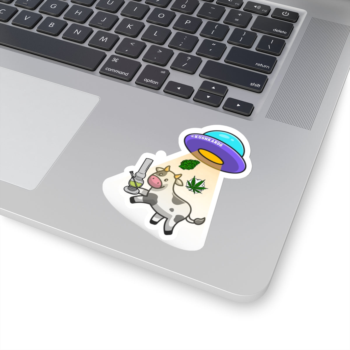 Space Cow UFO Sticker