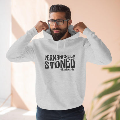 Permanently Stoned Three-Panel Fleece Hoodie