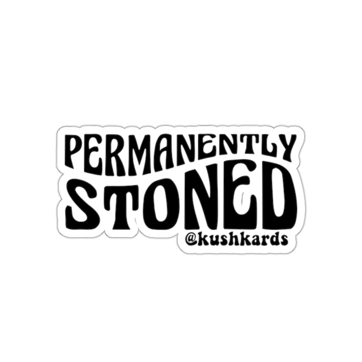 Permanently Stoned Kiss-Cut Stickers