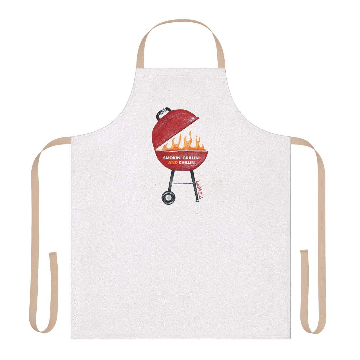 BBQ Apron, 5-Color Straps (AOP)