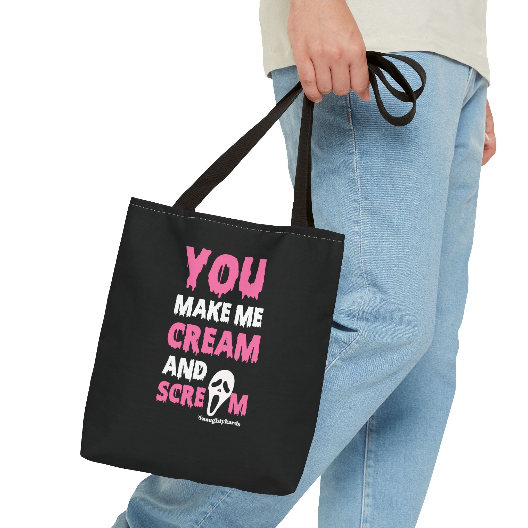 Cream and Scream Naughty Tote Bag