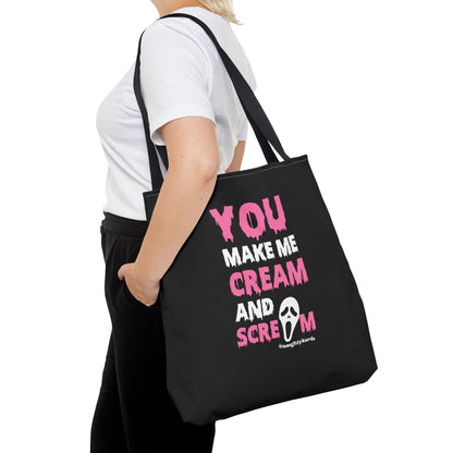 Cream and Scream Naughty Tote Bag