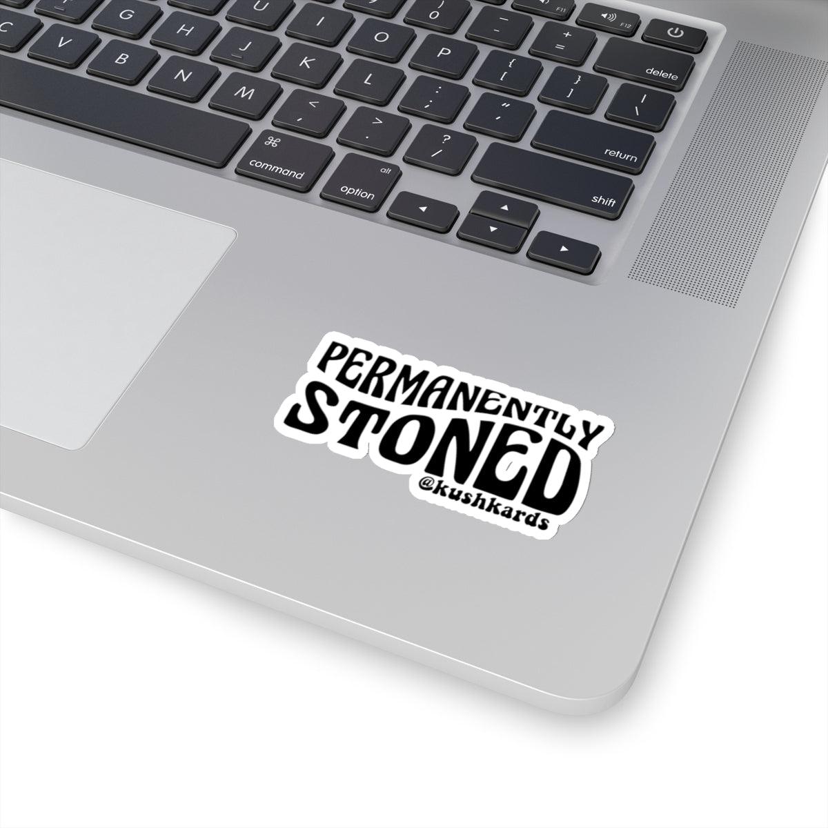 Permanently Stoned Kiss-Cut Stickers