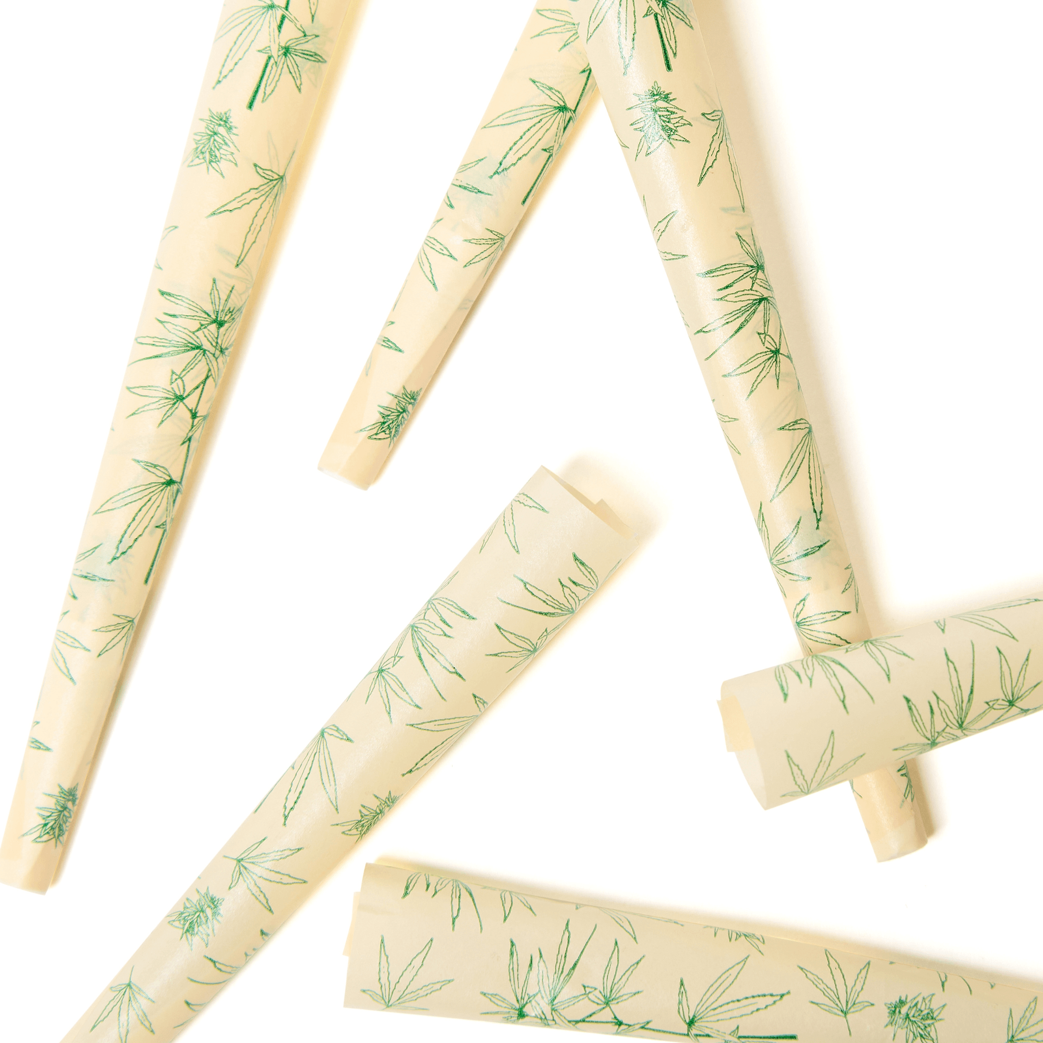 Botanical Printed Pre-Roll Cone Packs from Field Trip Papers