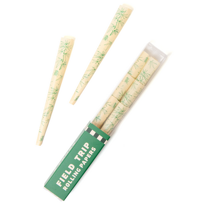 Botanical Printed Pre-Roll Cone Packs from Field Trip Papers