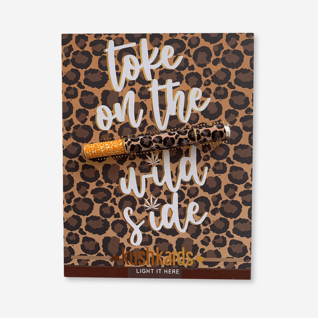 Toke on the Wild Side 🐆 Greeting Card