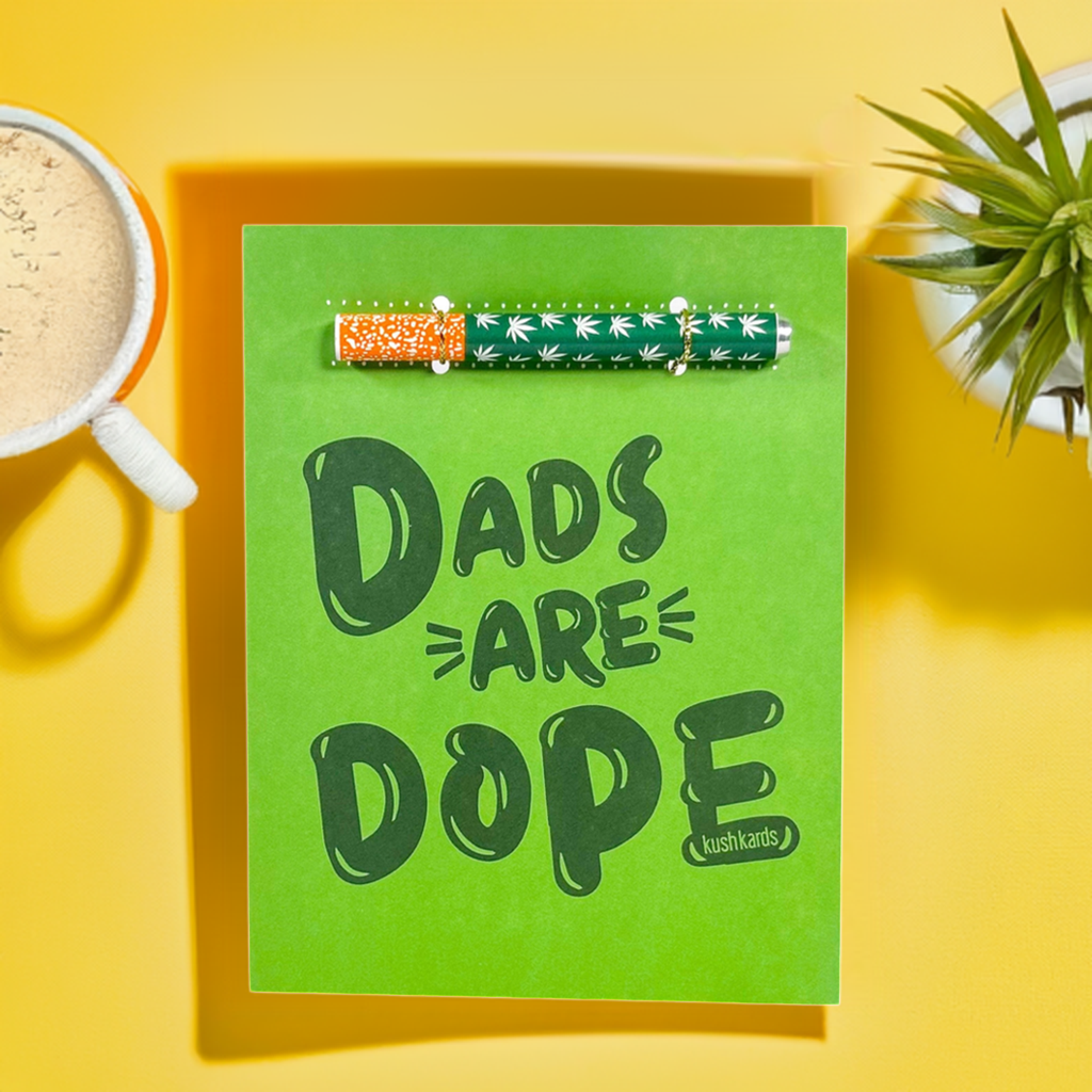 Dope Dad Greeting Card 💚