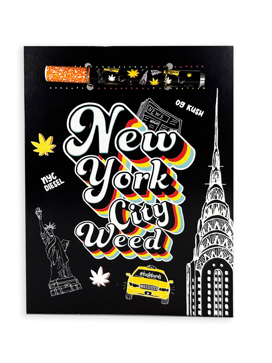 New York City Weed 🗽 Greeting Card - KushKards