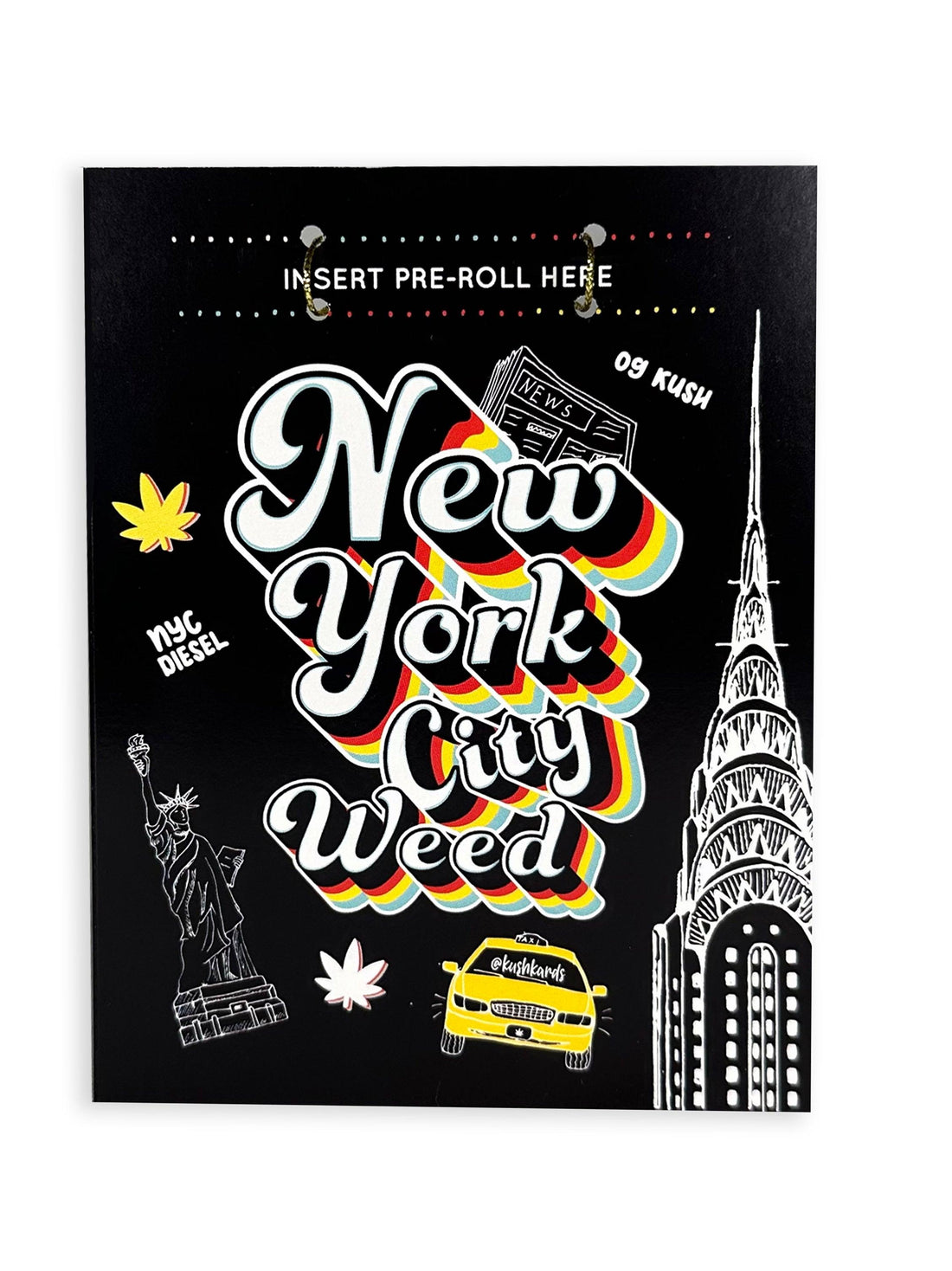 New York City Weed 🗽 Greeting Card - KushKards