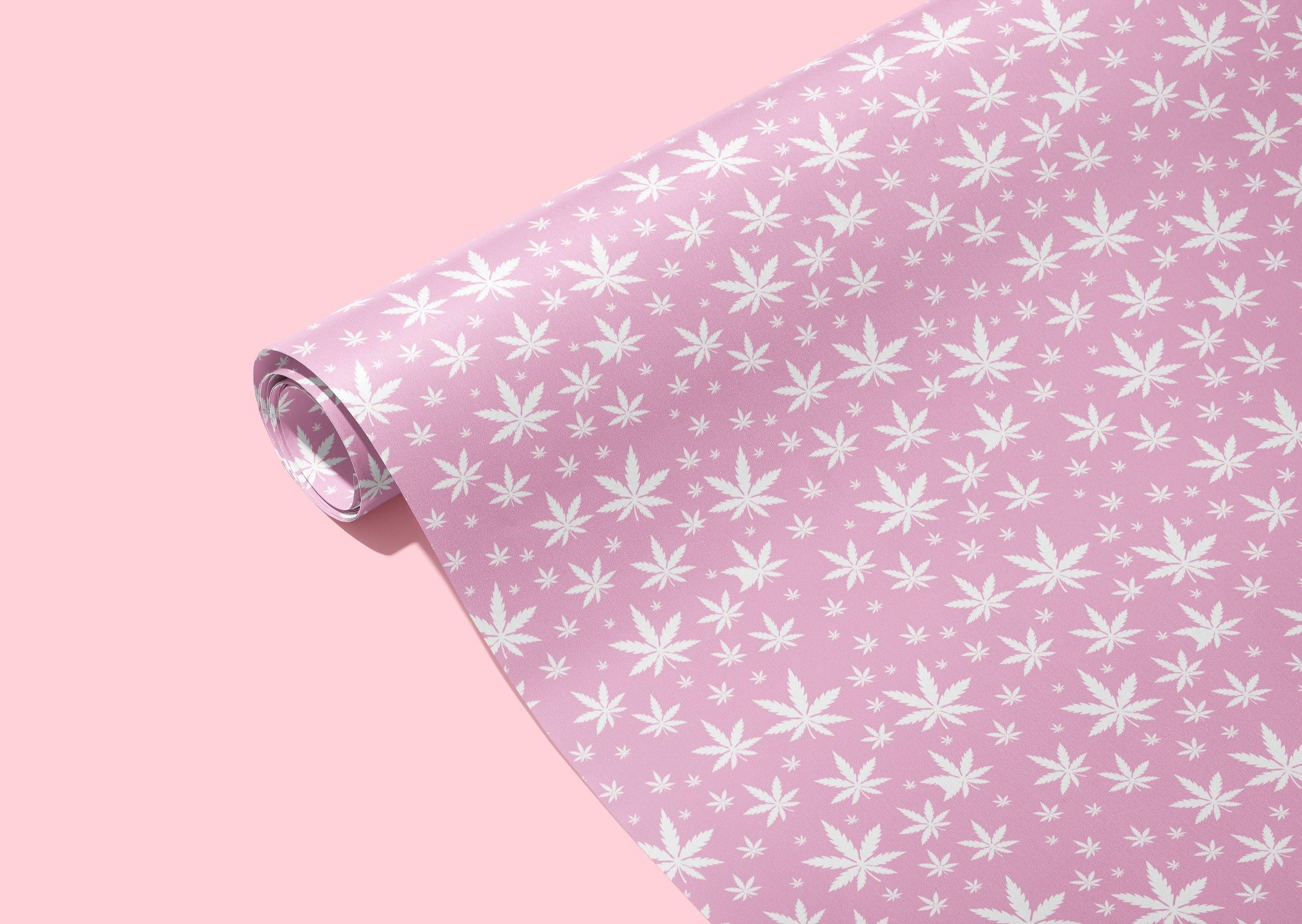 Cannabis Weed and Bong 420 Wrapping Paper Gift Wrap Holiday 19x27 Sheets 