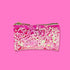 Pink Cannabis Confetti Keychain Kush Clutch