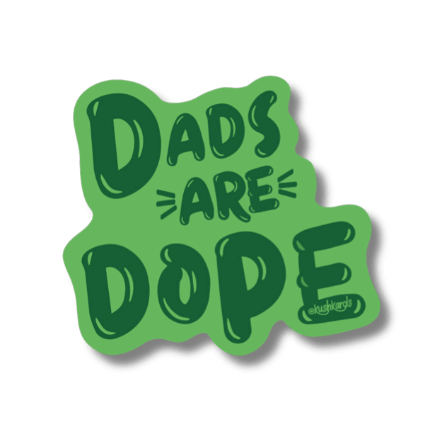 Dope Dad Kush Sticker - KushKards