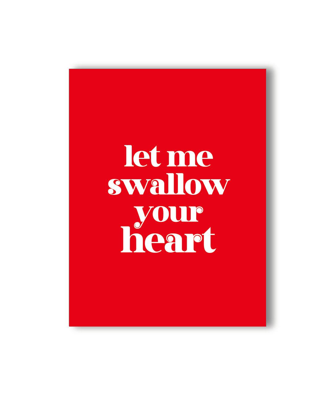 ♥️ Swallow Your Heart Card - KushKards